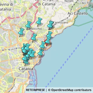 Mappa Viale Alcide de Gasperi, 95126 Catania CT, Italia (2.052)