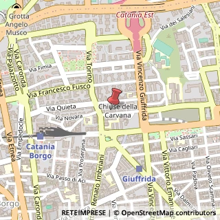 Mappa Via Siena, 24, 95128 Catania, Catania (Sicilia)