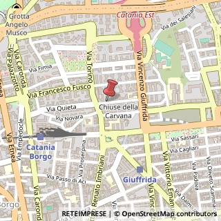 Mappa Via Giosuè Carducci,  27, 95128 Catania, Catania (Sicilia)