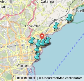 Mappa Via Galatioto, 95126 Catania CT, Italia (1.51167)