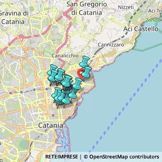 Mappa Via Galatioto, 95126 Catania CT, Italia (1.485)
