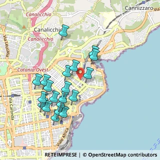Mappa Via Galatioto, 95126 Catania CT, Italia (1.05)
