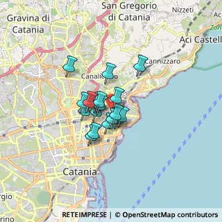 Mappa Via Lo Scalzo, 95126 Catania CT, Italia (1.11778)