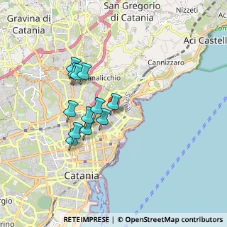 Mappa Via Caduti del Lavoro, 95126 Catania CT, Italia (1.69667)