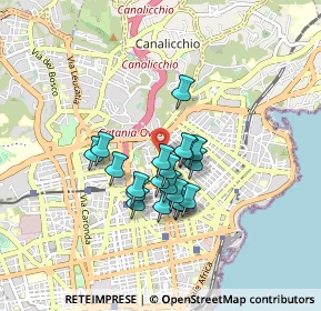 Mappa Via Menza, 95126 Catania CT, Italia (0.702)