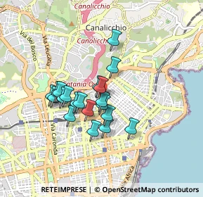 Mappa Via Menza, 95126 Catania CT, Italia (0.745)