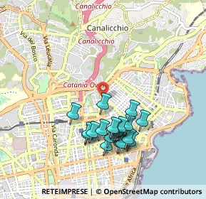 Mappa Via Menza, 95126 Catania CT, Italia (0.978)