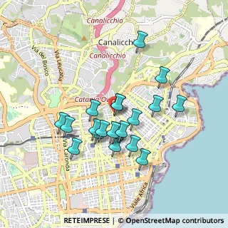 Mappa Via Menza, 95126 Catania CT, Italia (0.8515)