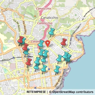 Mappa Via Menza, 95126 Catania CT, Italia (1.112)