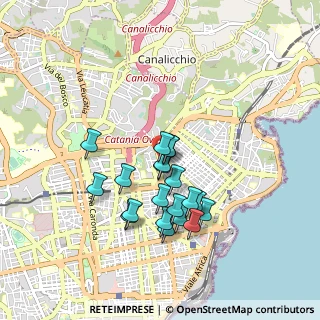 Mappa Via Menza, 95126 Catania CT, Italia (0.848)