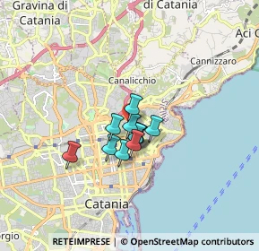 Mappa Via Menza, 95126 Catania CT, Italia (1.05727)