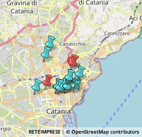 Mappa Via Menza, 95126 Catania CT, Italia (1.54375)
