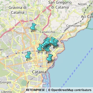 Mappa Via Menza, 95126 Catania CT, Italia (1.02538)