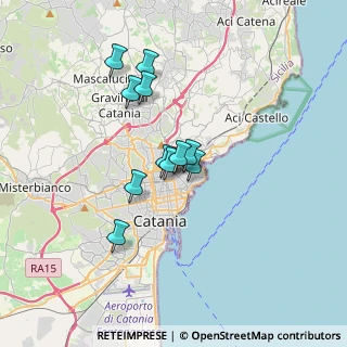 Mappa Via Menza, 95126 Catania CT, Italia (2.91273)