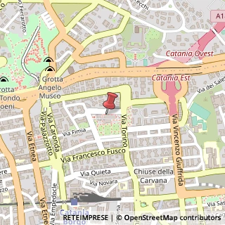 Mappa Via Roberto Giuffrida Castorina 28 (Edificio Vulcania), 95128 Catania CT, Italia, 95128 Catania, Catania (Sicilia)