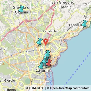 Mappa Piazza S. Domenico Savio, 95128 Catania CT, Italia (2.3925)