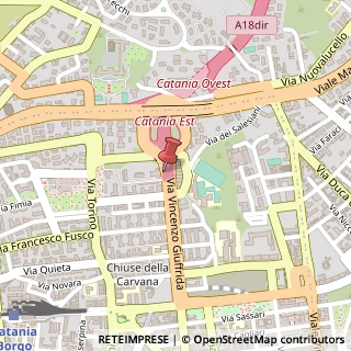 Mappa Via Vincenzo Giuffrida, 197, 95128 Catania, Catania (Sicilia)