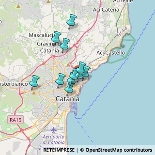Mappa Via Wrzì, 95126 Catania CT, Italia (2.74364)