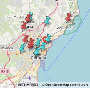 Mappa Via Wrzì, 95126 Catania CT, Italia (3.62429)