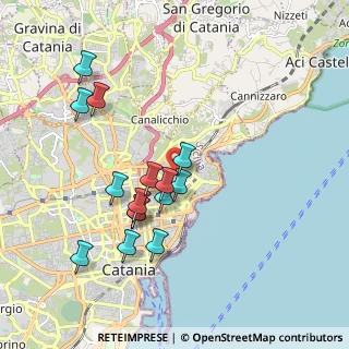 Mappa Via Wrzì, 95126 Catania CT, Italia (2.026)