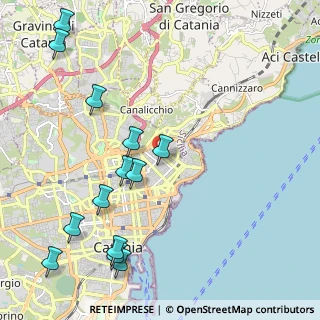 Mappa Via Wrzì, 95126 Catania CT, Italia (2.91923)