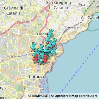 Mappa Via Wrzì, 95126 Catania CT, Italia (1.238)