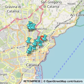 Mappa Via Luigi Boccherini, 95126 Catania CT, Italia (1.505)