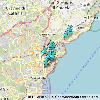 Mappa Via Luigi Boccherini, 95126 Catania CT, Italia (1.305)