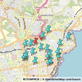 Mappa Via Modena, 95126 Catania CT, Italia (1.107)
