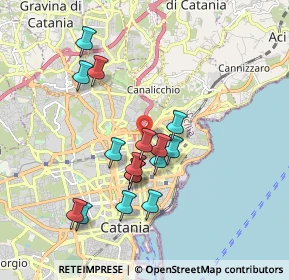 Mappa Via Modena, 95126 Catania CT, Italia (1.89625)