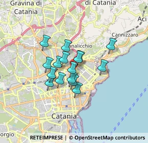 Mappa Via Modena, 95126 Catania CT, Italia (1.27563)