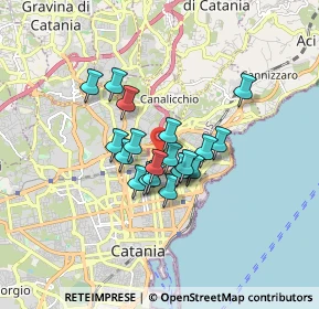 Mappa Via Modena, 95126 Catania CT, Italia (1.281)