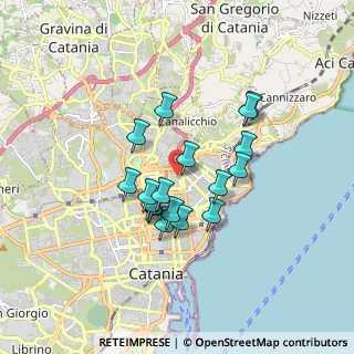 Mappa Via Modena, 95126 Catania CT, Italia (1.53222)
