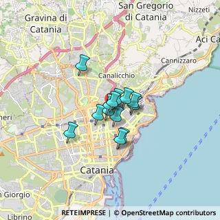 Mappa Via Modena, 95126 Catania CT, Italia (1.02308)
