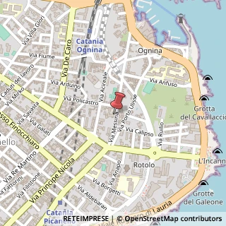 Mappa Via Messina, 537, 95126 Catania, Catania (Sicilia)