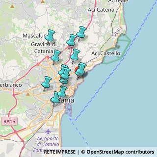Mappa E online, 95126 Catania CT, Italia (2.99615)