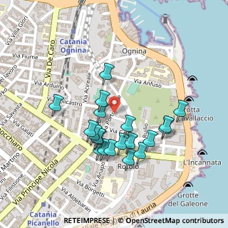Mappa Via Porto Ulisse, 95126 Catania CT, Italia (0.2355)
