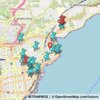 Mappa Via Porto Ulisse, 95126 Catania CT, Italia (1.117)
