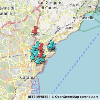 Mappa Via Porto Ulisse, 95126 Catania CT, Italia (1.36077)