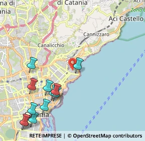 Mappa Via Porto Ulisse, 95126 Catania CT, Italia (2.94333)