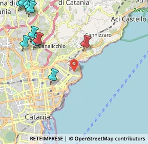 Mappa Via Porto Ulisse, 95126 Catania CT, Italia (3.39545)