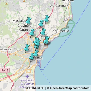 Mappa Via Porto Ulisse, 95126 Catania CT, Italia (3.05615)