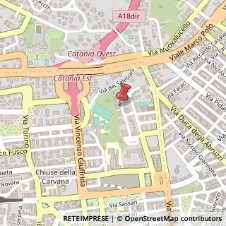 Mappa Via Modena, 10, 95126 Catania, Catania (Sicilia)