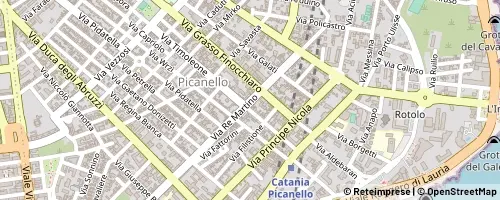 Mappa Katania