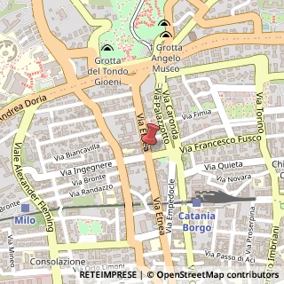 Mappa Via Ingegnere,  3, 95128 Catania, Catania (Sicilia)