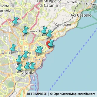 Mappa Via Plutone, 95126 Catania CT, Italia (2.46231)