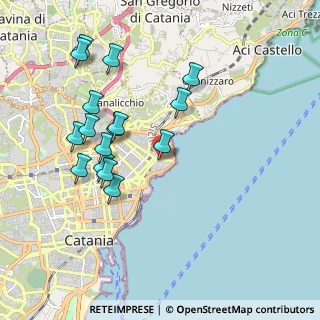 Mappa Via Plutone, 95126 Catania CT, Italia (2.20125)