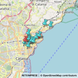 Mappa Via Plutone, 95126 Catania CT, Italia (1.37692)