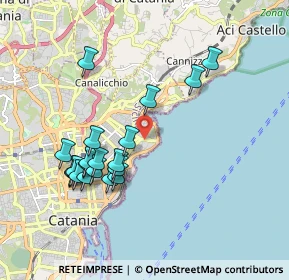 Mappa Via Plutone, 95126 Catania CT, Italia (2.103)