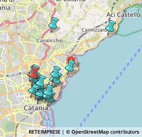 Mappa Via Plutone, 95126 Catania CT, Italia (2.4535)